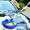 Carro Chenille Telescópico Lavagem de Carro Esfregão Remoção de Poeira de Carro Lã Macia Limpeza Esponja de Limpeza Ferramenta de Luvas de Limpeza de Carro