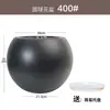 Maceta de plástico imitación piedra tamaño grande para el hogar estilo lujo ligero de alta gama color crema sala de estar oficina planta verde grande forma de bola redonda