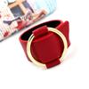 Pulsera de Anillo de Metal con Abertura Ajustable Distintiva Estilo Coreano, Pulsera Handsome de Imitación Cuero PU, Pulsera Ancha de Moda para Mujer que Combina con Todo