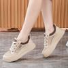2024 Verão Novo Estilo Malha Respirável Sola Grossa Sapatos de Prancha Esportivos Casuais All-match Moda Soft-soled Sapatos Femininos Elegantes para Estudantes