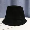 SOBREChapéu HEXX Feminino Outono e Inverno ins Chapéu de Pescador em Camurça Estilo Coreano Tendência Versátil Lã de Cordeiro Quente Chapéu Balde para Homens