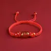 Pulseira para Passar em Provas, Fio Vermelho, Sucesso em Provas, Vestibular, Exame de Ingresso na Pós-Graduação, Pulseira de Ágata Tecida Finamente Feita à Mão, Exame de Ingresso na Faculdade