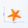 Adornos de Musgo Estrella de Mar Colorida para Micro-Paisajes Manualidades de Resina Adornos Pequeños Accesorios para Fundas de Teléfono Mediterráneas