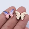 21X15Mm 1.25g Accesorios de Joyería Multicolor DIY Hecho a Mano Animal Volador Colgante de Mariposa