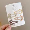 Pinzas para el pelo de niños que no dañan el pelo, lindas pinzas BB de estrella de cinco puntas para niñas, pasadores para flequillos y patillas, accesorios para el pelo de bebé