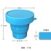 Taza de agua plegable con tapa de silicona para viajes al aire libre, taza de enjuague bucal, taza de agua retráctil para viaje, mini taza de agua, taza suave portátil