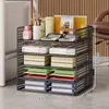 Organizador de archivos para debajo del escritorio, estante multicapa para almacenamiento de archivos y documentos tamaño A4, organizador de escritorio para clasificar y ordenar