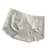 7A Barra Ondulada Sem Costura Alta Elasticidade Essencial para Yoga Cintura Média 7A Algodão Antibacteriano no Fundilho Calcinhas Femininas Base Líquida Calcinhas