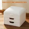 Caja de Almacenamiento de Cajones BNBSDesktop para Cosméticos Cuidado de la Piel Papelería de Estudiante con Cajones Gabinete de Almacenamiento
