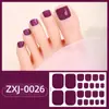 Zhengxiang Verão Cor Sólida Adesivos para Pés Adesivos para Nail Art Impermeáveis Celebridade da Internet Ins Adesivos para Manicure dos Dedos dos Pés Adesivos de Cauda Transfronteiriços