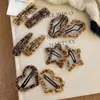 2026 Nuevo Clip para el Cabello de Pelo Melardo con Estampado de Leopardo para Otoño e Invierno para Mujer Clip BB Pasador Clip para Flequillo Clip Lateral para Cabello Suelto