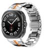 Adecuado para Samsung Watch7Ultra Samsung Watch8/8Classic Correa de Acero de una Hilera Acero Inoxidable Iron Man