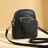 Bolsa Mini Transversal Feminina 2025 Nova Moda Fofa Bolsa para Celular Bolsa de Ombro Era Feminina Tendência
