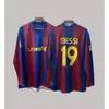 Jersey Retro Manga Larga Uniforme de Fútbol Beckham Zidane Messi C Ronaldo Jersey Clásico