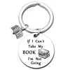 Llavero de acero inoxidable de Amazon regalo inspirador llavero con grabado láser de metal colgante de libro colgante