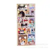 Adesivos Decorativos Infantis 3D Desenho Animado Animais Fofos Estilo Coreano Fresco para Celular, Diário e Aniversário