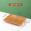 Cesta de Lanches Japonesa Cesta de Pipoca Rattan Sintético Trançado Cesta de Batata Frita Prato de Frutas Secas Cesta de Frutas Prato de Lanche e Sobremesa KTV
