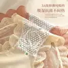 Calcinhas de Renda de Seda de Luxo para Mulheres, Cintura Média Respirável com Forro de Íons de Prata, Tanga Sexy Feminina
