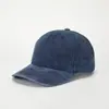 Boné de Baseball Lavado com Revestimento Vintage, Boné Liso Colorido Sólido, Estilo Retro Europeu e Americano, Chapéu de Exportação Transfronteiriço para Mulheres