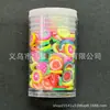 Garrafa Ecológica Nova de Cinco Gramas Argila Macia Frutas Desenho Animado Fatias, Coração de Pêssego Cinco Estrelas, Borboleta e Outros Tipos de Itens Artesanais DIY