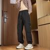 Pantalones Cargo Morados para Hombre 2025 Primavera Nuevo Estilo Americano Retro Marca de Moda Sueltos Rectos Casuales Punto Venta al por Mayor
