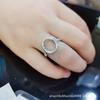 Anillo Retro Hip-Hop Coreano Popular en Internet Simple Femenino Números Romanos INS Moderno Anillo Abierto Versátil Personalizado Hombres