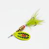 Spinner Giratorio Compuesto 5.5g Anzuelo de Pluma Señuelo Metálico Biónico Señuelo para Agua Dulce y Salada Spinner
