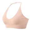 Sutiã Sexy Triângulo de Copas Profundas V, Estilo Europeu e Americano, Sem Costura, Alças Cruzadas no Pescoço Ajustáveis, Costas Bonitas, Confortável, Roupa Íntima Casual