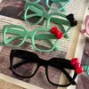 Gafas de Prescripción Delgadas de Montura Cuadrada Grande con Dibujo Animado de Gato Kity 2D para Mujer, Personalizables con Graduación, Estilo Japonés Lindo y Dulce