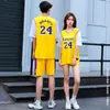 Conjunto Falso de 2 Piezas de Jersey de James, Camiseta de los Lakers Curry Kobe, Jersey de Baloncesto Irving 11 Versión Fan