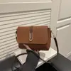 Bolsa Quadrada Pequena para Mulheres 2026 Novo Estilo Bolsa de Ombro Transversal Feminina Bolsa Feminina Tendência Bolsa Patchwork Estilosa e Fashion