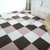 Alfombra de empalme autoadhesiva para sala de estar, alfombra para habitación de niña, alfombrilla de suelo para dormitorio del hogar, alfombra de noche, alfombra de felpa de cobertura completa para área grande