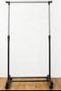 Cross-border Varanda Piso Single-pole Double-pole Drying Rack Interior Simples Telescópico Clothes Rod Mobile Bedroom Drying Rack