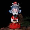 Ópera de Pequim Antiga Ópera Ornamentos Máscara Boneca Decorativa Balançar a Cabeça Boneca Estilo Chinês Característica Artesanato Popular