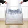 Grande saco plástico para embalagem de roupas, mochila cinza prateado, espessado, saco plástico extra grande, bolsa de armazenamento para mudança de colcha