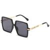 Nuevas Gafas Modernas Retro Xiangjia para Hombre Sin Marco Moda Gafas de Sol Marco Generoso Personalizado Estilo Rock Gafas de Sol de Moda
