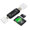 Leitor de cartão micro Android de alta velocidade USB 2.0 de modelo privado transfronteiriço tipo C para celular, computador, leitor de cartão OTG de uso duplo