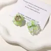 Jardim de Monet Lírio-do-vale Flor Cluster de Contas DIY Dopamina Brincos Doces Acessórios de Cabelo Flor para Sapato Acessórios