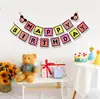 Faixa de Feliz Aniversário Temática do Mickey Mouse Transfronteiriça Faixa de Bolinhas Decoração de Festa de Aniversário Infantil Faixa Criativa
