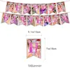 Faixa de Aniversário Taylor Swift Bandeira Bandeira de Bolo Conjunto de Balões Cantora Taylor Fãs Arranjo de Festa de Aniversário