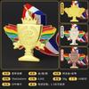 Medallas de oro personalizadas, medallas de juegos deportivos, medallas de premios de baloncesto, medallas de oro de honor de maratón infantil, venta al por mayor personalizada