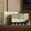 Conjunto de Chá Kung Fu Cultural e Criativo Guochao para Uso Doméstico, Bule e Xícaras de Cerâmica de Alta Qualidade para Segurar na Mão, Lembrança de Evento de Luxo com Logotipo