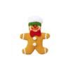 Chuangkeda 2026 Nuevo Peluche de Hombre de Jengibre Navideño Decoración de Ventana de Hombre de Jengibre Adorno Colgante para Árbol de Navidad