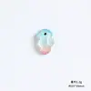 Animales marinos de lentejuelas transparentes estrella de mar, caballito de mar, delfín resina accesorios pequeños pegamento cremoso accesorios para joyería DIY parches