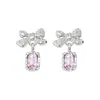 Pendientes de perla modernos y dulces, de lujo ligero con un toque de alta gama, pendientes de botón simples y exquisitos con pasadores de plata 925, pendientes de moda y con estilo para mujer