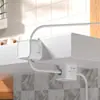 Organizador de cable de datos con succión magnética sin perforaciones, enrollador de cable de ratón para escritorio, artefacto de almacenamiento de cable de carga para teléfono móvil montado en la pared