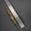 Arma Blanca Antigua 22cm Espada Sol y Luna Modelo de Metal en una Maceta Contiene Luz y Sombra, Sin Filo, Calamidad Eterna y Periférico
