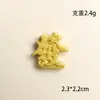 Lingotes de Oro Simulados, Cerditos de la Fortuna, Mini Tazones Dorados, Cofres del Tesoro, Accesorios de Pegamento Cremoso, Accesorios Dorados de Resina para Manualidades de Año Nuevo
