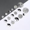 Accesorios Yiwu joyería diy estilo antiguo chino multi-tamaño disco de chismes Taiji colgante hueco para collar colgante