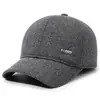 Gorra de Béisbol Cálida Transfronteriza para Hombre Estilo Otoño/Invierno Gorra de Pico Engrosada con Protección para las Orejas Gorra de Papá de Mediana Edad Gorra de Exterior a la Moda